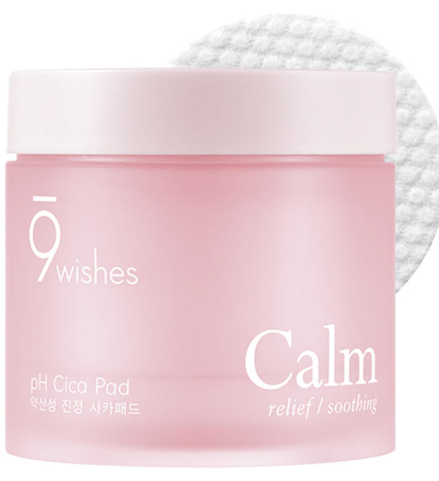 9 Wishes Calm Cica Toner Pad 70p