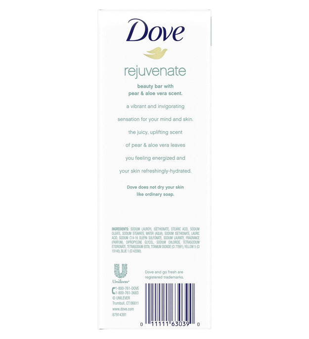 Dove Go Fresh ringiovanisce la barretta di bellezza alla pera e all'aloe vera