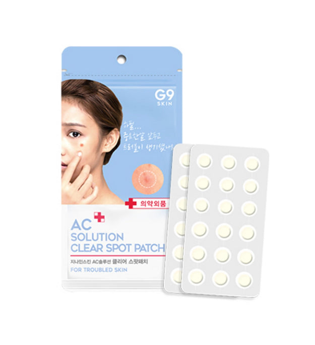G9 Skin AC+ Solution Şeffaf Nokta Yaması 10mm 18p + 12mm 18p Set