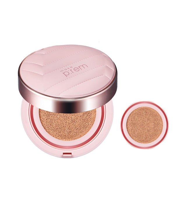 Makeprem Base Me Tinted Glow Almofada 12g + Conjunto Recarga