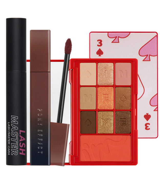 Set de maquillaje rojo festivo I'M MEME