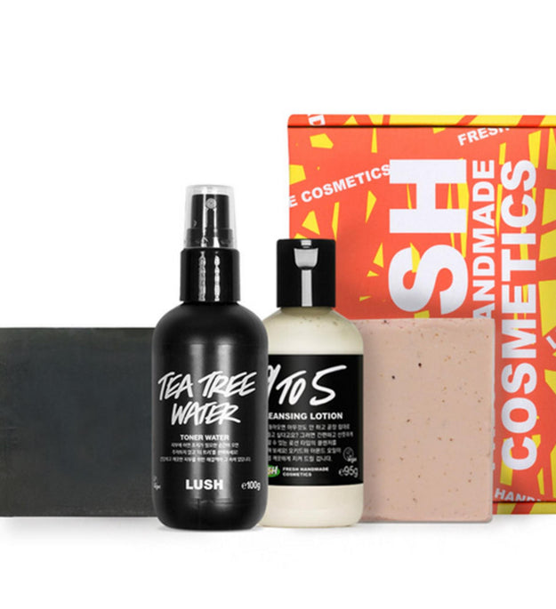 Coffret de soins nettoyants pour la peau Lush délicat (5 types)