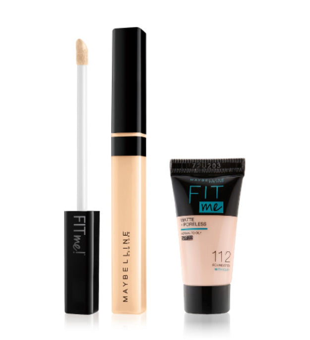 Maybelline Coffret Fit Me Anti-cernes 7 ml + Mini Fond de Teint 5 ml