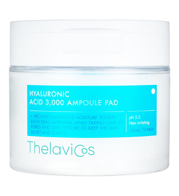 Theravicos Hyaluronic Acid 3000 Ampoule Pad 155ml
