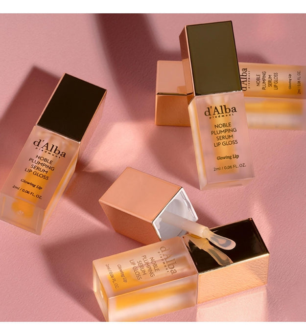 Dalba Noble Grinding Serum Cover Pact N. 21 Originale 20g + Ricarica 20g + Puff 4p + Set Lucidalabbra Rimpolpante
