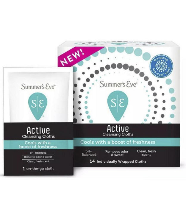 Summer Eve Active Cleansing Tissue
