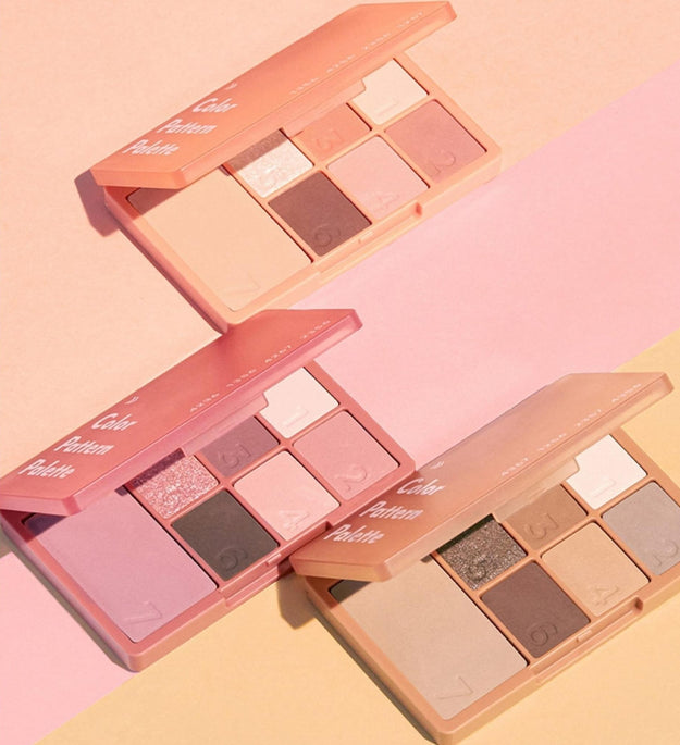 I'M MEME Valentine Fresh Juicy Spring Warm Tone Makeup Palette 01 Coral Pattern + Blush 02 Bare Peach 6g + Lipstick 07 Koji 3,5g Set