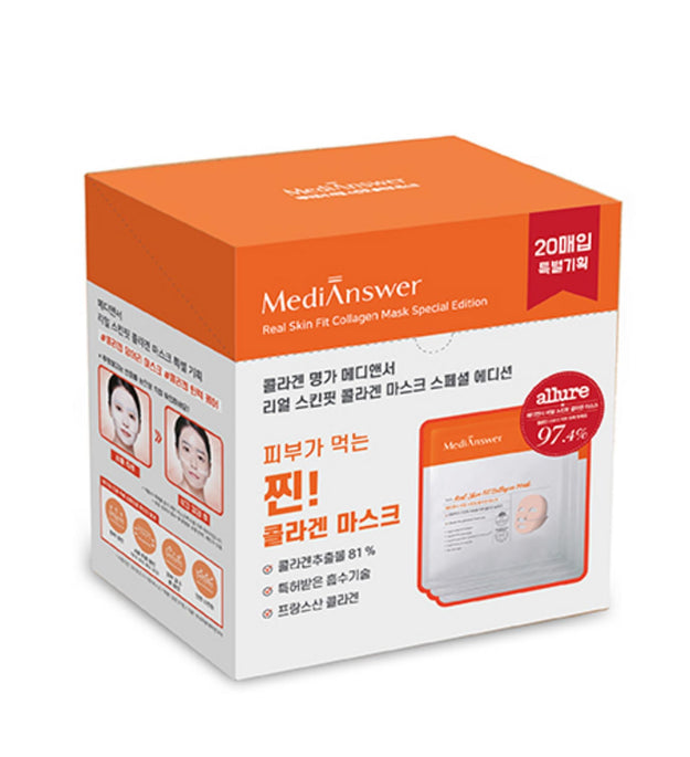 MediAnswer Máscara Facial de Colagénio Real Skin Fit