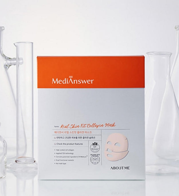 MediAnswer Máscara Facial de Colagénio Real Skin Fit