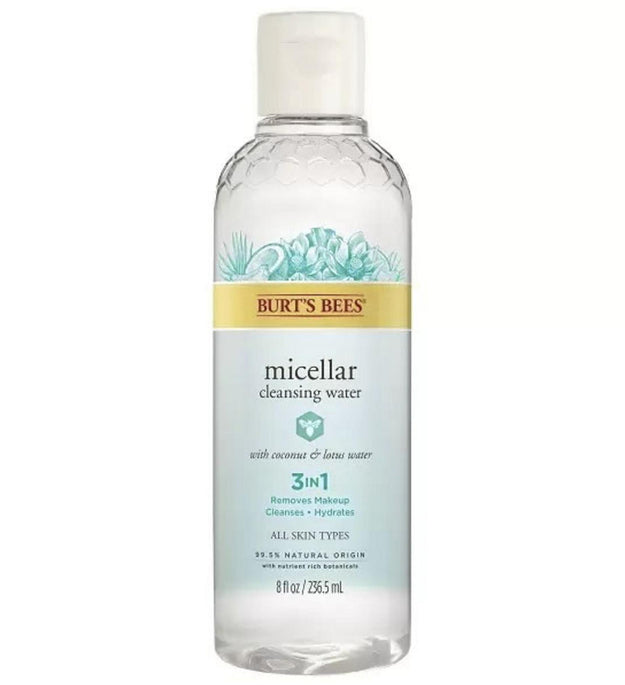 Burt's Bees Acqua detergente micellare 3 in 1 cocco e loto