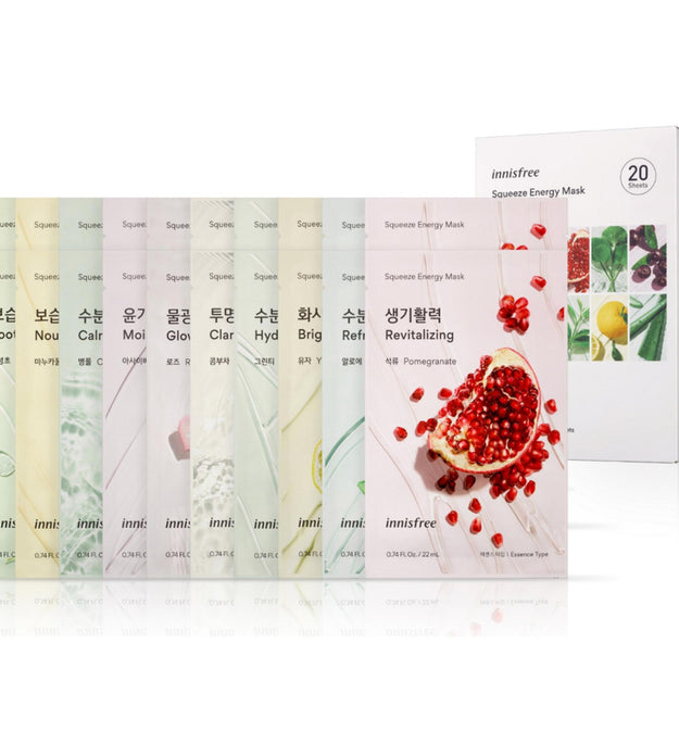 Набор Innisfree Squeeze Energy Mask Special