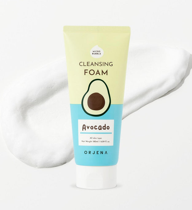 Orjena Smile Day Avocado Cleansing Foam 180ml 2EA
