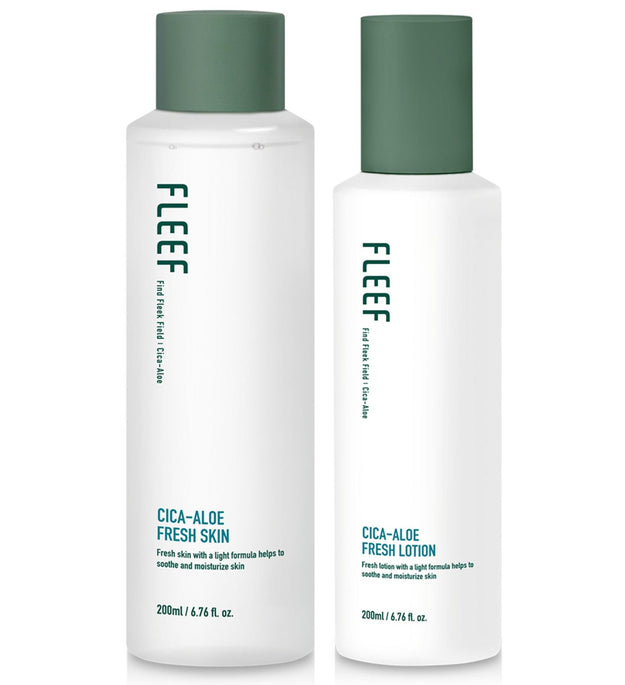 Flip Cica Aloe Weak Acid Fresh Skin 200ml + Lotion 200ml Set
