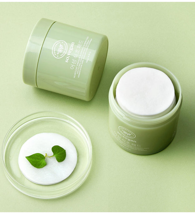 So Natural So Heart Leaf Vinegar Blemish Calming Pad 135g