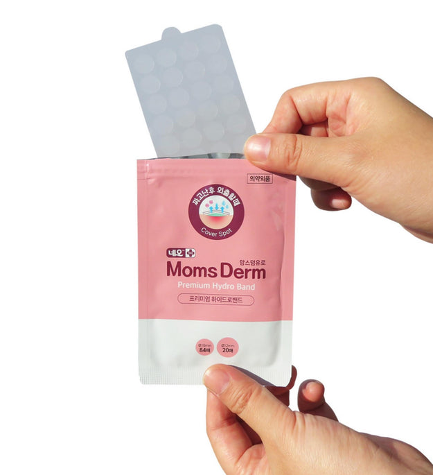 Neo Moms Derm Euro Ultra İnce Hidro Nokta Bantlı Spot Yama 10mm x 84p + 12mm x 20p Set