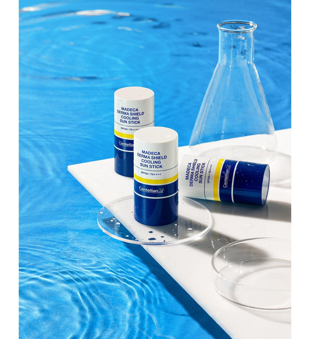 Dongkuk Pharmaceutical Centellian 24 Madeca Derma Shield Cooling Sun Stick SPF50+ PA++++ 22g + Madeca Toning Essence Treatment 30ml