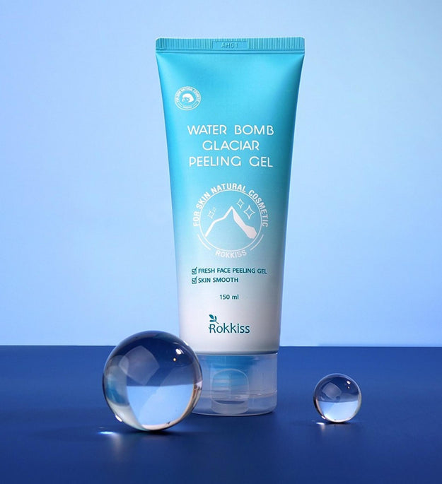 Gel exfoliante con agua de glaciar Rocky's Water Bomb
