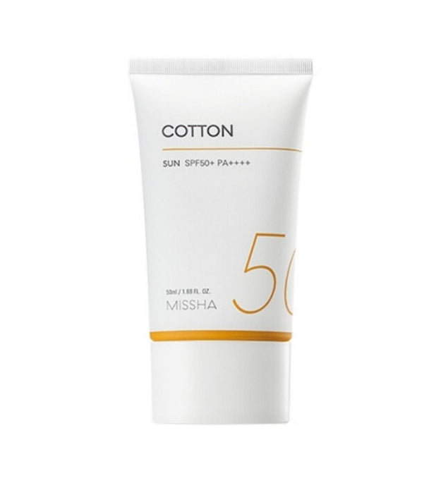 Missha All Around Safe Block Crème solaire en coton SPF50+ PA++++