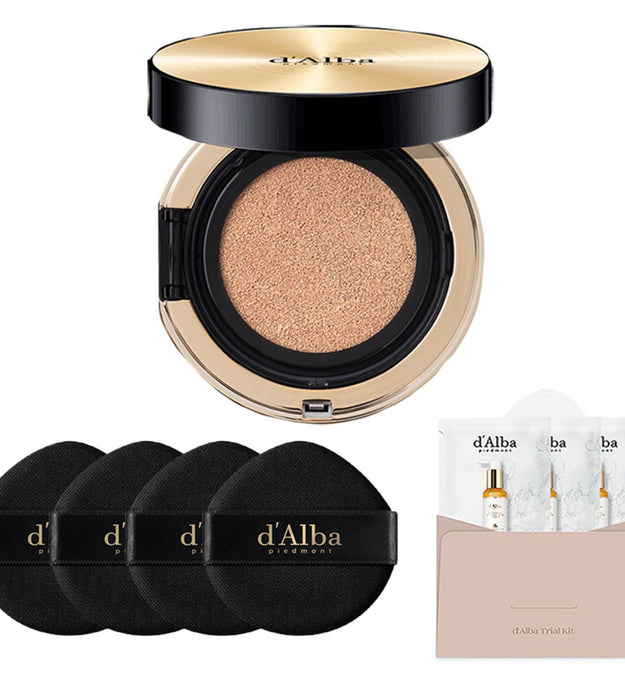 Dalba Glow Fit Serum Cover Cushion 15g + Puff 4p + Set siero detergente 9ml