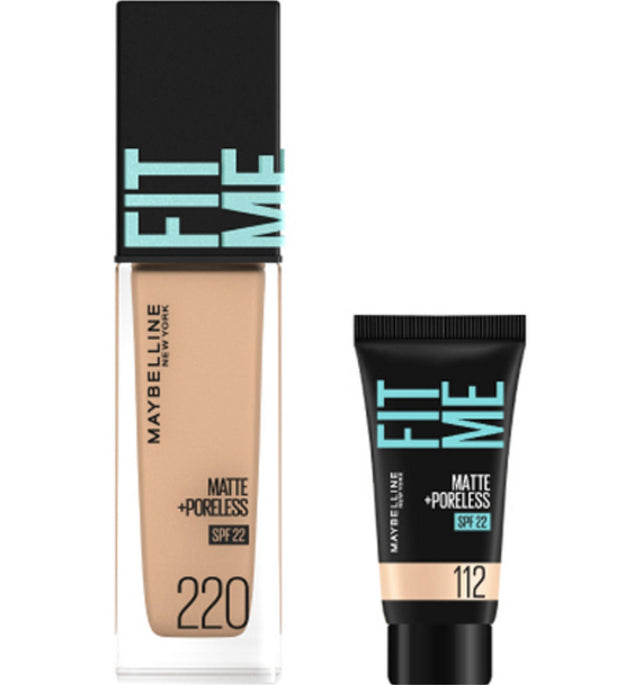Maybelline Fit Me Fondöten Reno 30ml + Mini Fondöten 5ml Set