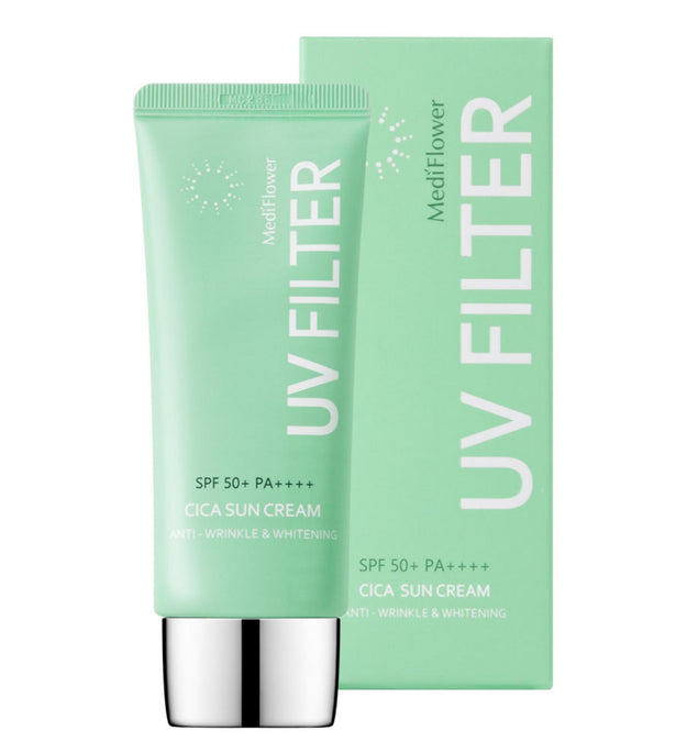 Medi Flower Filtre UV Cica Crème Solaire SPF50+ PA++++