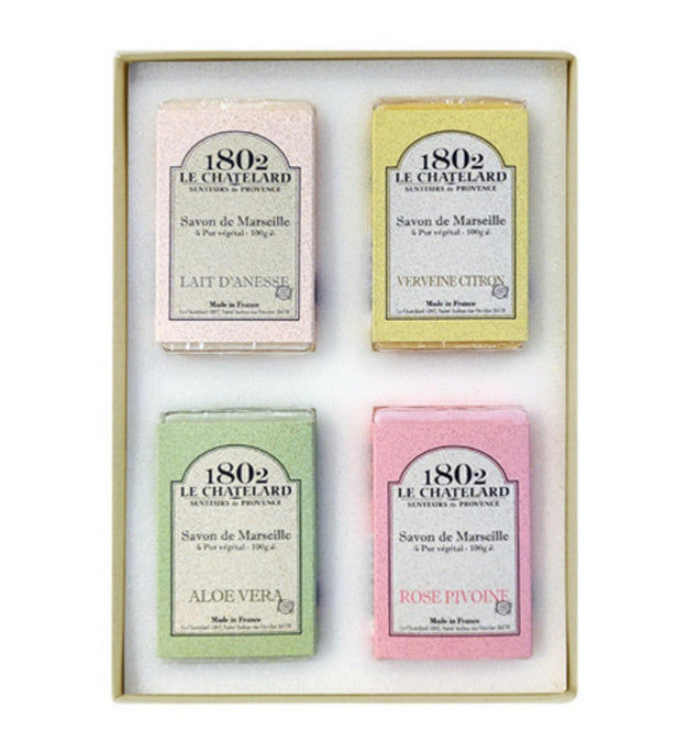 Lechatra 1802 Savon de Marsiglia 4 Saponi Complessi