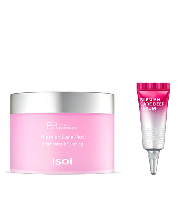 ISOI Bulgarian Rose Blemish Care Blemish Pad 60p + Blemish Serum 5 ml