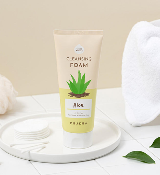 Orjena Smile Day Aloe Cleansing Foam