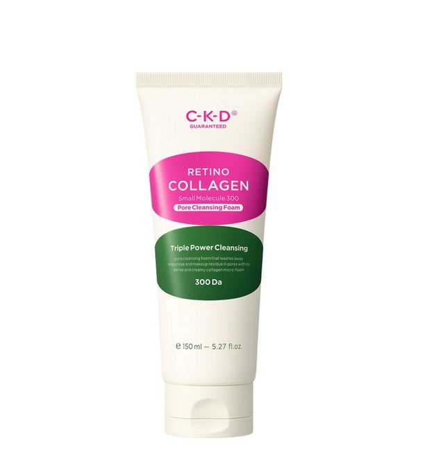 Espuma de limpeza de poros moleculares de baixo colágeno CKD Retino 300