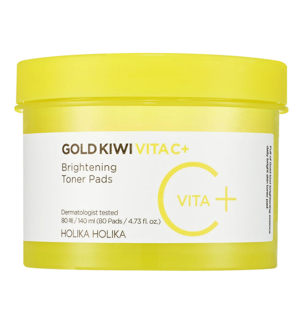 Holika Holika Gold Kiwi Vita Cplus Brightening Toner Pad 140ml