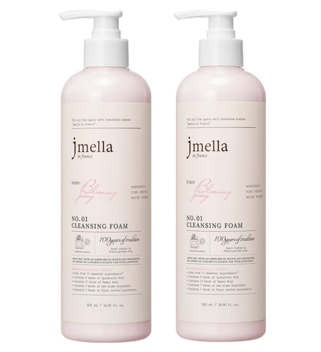J Mela na França Espuma de limpeza Blooming Peony