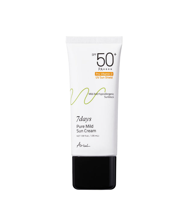 Crème solaire douce Ariel 7 jours SPF50+ PA++++