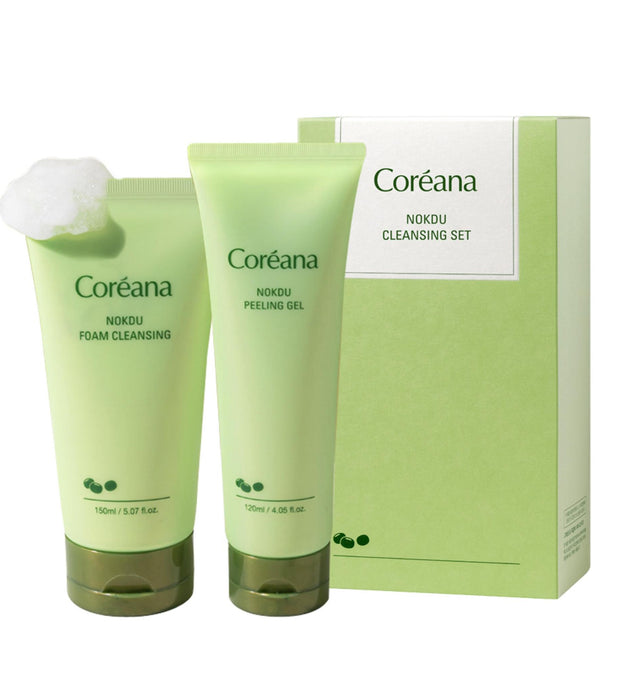 Coffret nettoyant aux haricots mungo de Coreana (2 pièces)