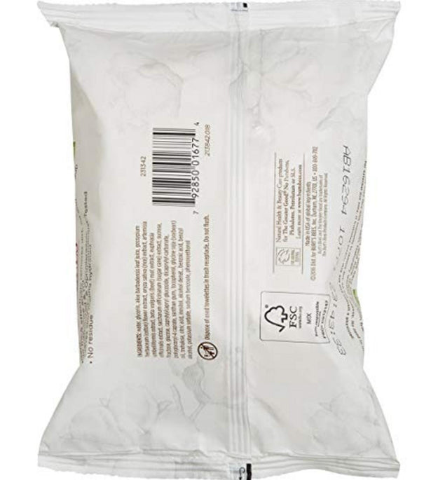 Toalha de limpeza facial Burt's Bees 17,5 x 18,7 cm