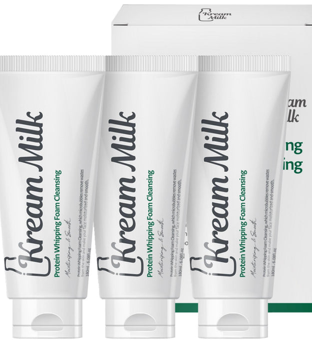 Cream Milk Protein Whipped Foam Cleansing 3ea