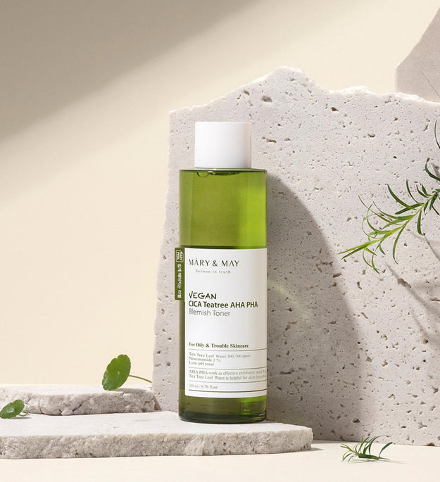 Marienmay Vegan Cica Tea Tree Aha Pha Blemish Toner