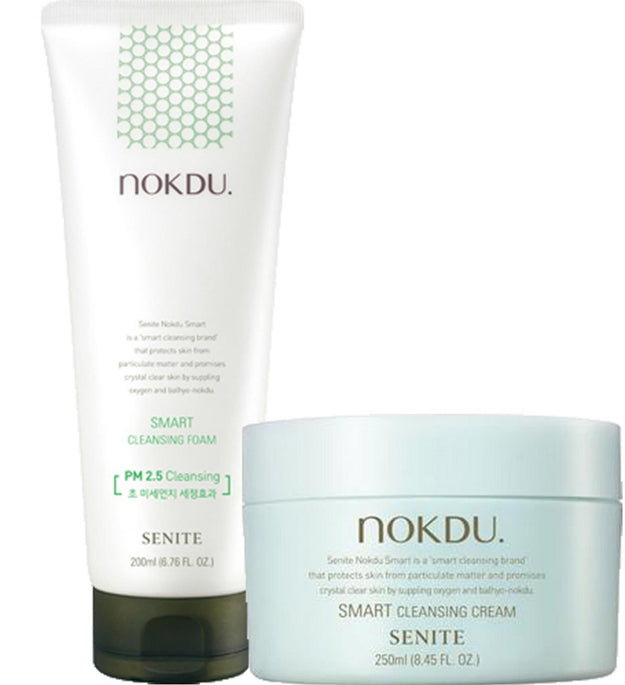Senite Mung Bean Smart Cleansing Foam + Set crema detergente (2 tipi)