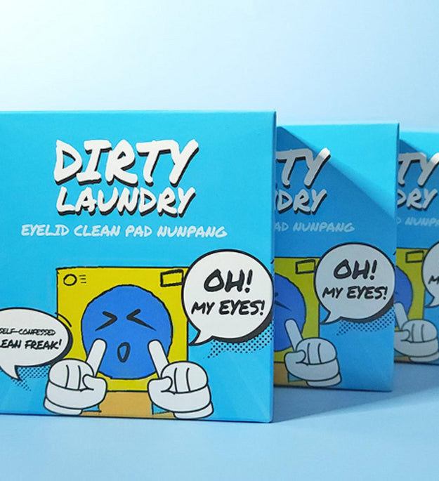 Panno per la pulizia delle palpebre con panni sporchi, mal di occhi