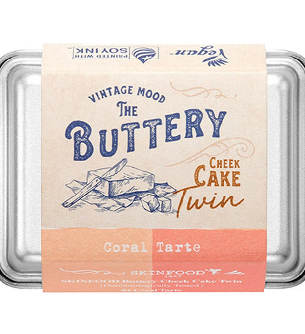 Pastel de mejillas con mantequilla de Skinfood Twin