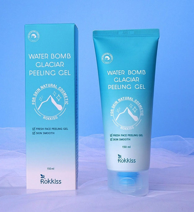 Gel exfoliante con agua de glaciar Rocky's Water Bomb