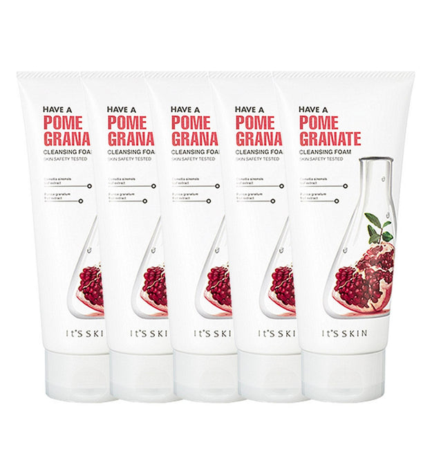 Mousse nettoyante grenade pour peau et cheveux
