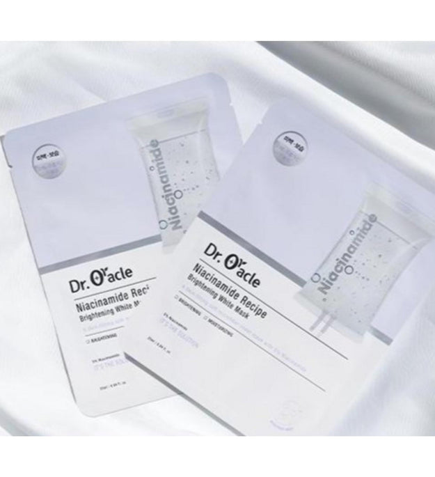 Dr. Oracle Niacinamide Recipe Confezione di maschera bianca schiarente da 25 ml