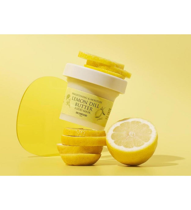 قناع الطعام بالزبدة والليمون والشبت من سكين فود