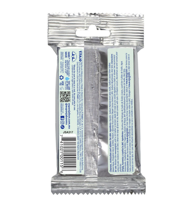 Spugna di sapone 2 in 1 effetto idratante all'aloe vera Esponza Bon