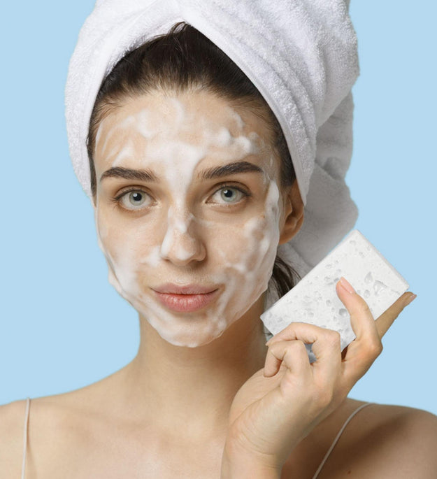 Esponzabon Spugna di sapone effetto schiarente 2 in 1 in madreperla