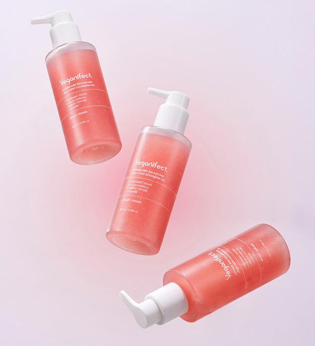 Olio per la pulizia profonda della gelatina Konjac effetto liftante e riequilibrante vegano