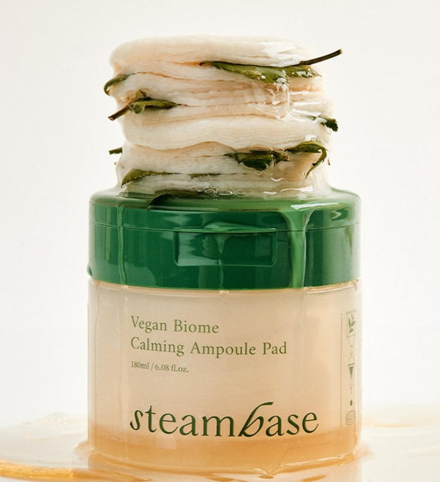 Steam Base Vegan Biome Soothing Ampoule Pad 180ml