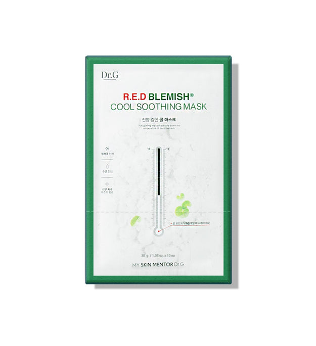 Maschera lenitiva per macchie rosse Dr.G. 10 pezzi