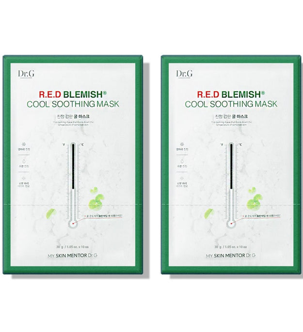 Maschera lenitiva per macchie rosse Dr.G. 20 fogli