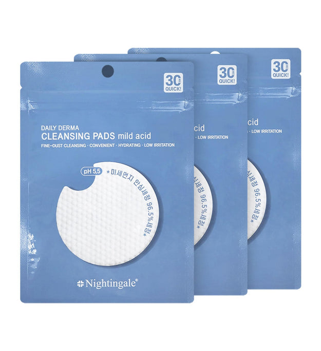 Nightingale Daily Derma Cleansing Pad tessuto acido delicato